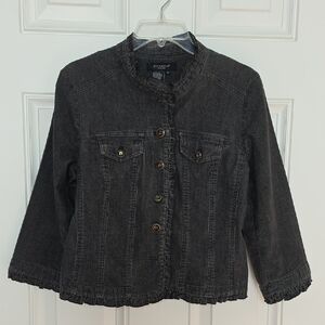 Sandro Black Jacket.  Size Medium